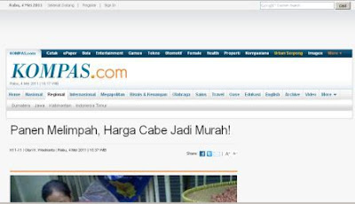 about Kompas online and printed Version