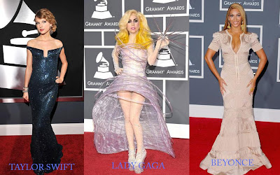 Grammy winner Beyonce, Taylor Swift and Lady Gaga