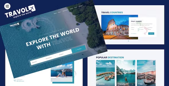Best Travel Agency Elementor WordPress Theme