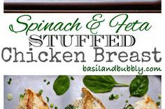 Spinach Stuffed Chicken Breasts