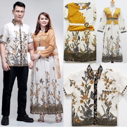 12 Koleksi Baju  Batik Seragam  Keluarga  Model  Terbaru  2019