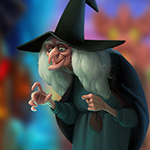 Games4King Cute Halloween Witch Lady Escape Game