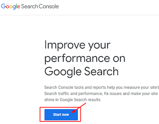 Start Now In Search Console