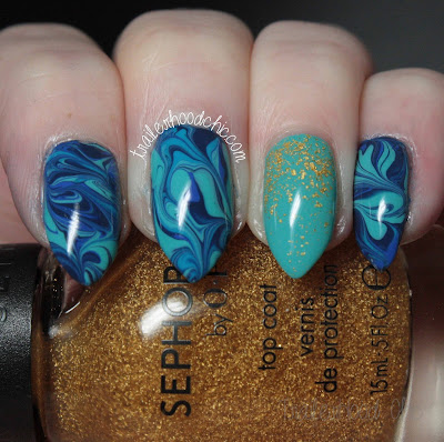 china glaze i sea the point dj blue my mind rain dance the night away first mate sephora by opi real 18k gold