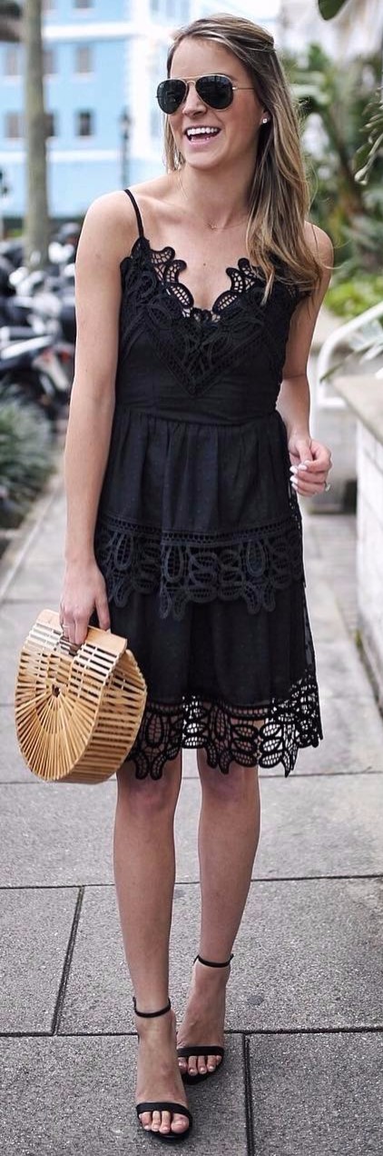 little black dress / summer look