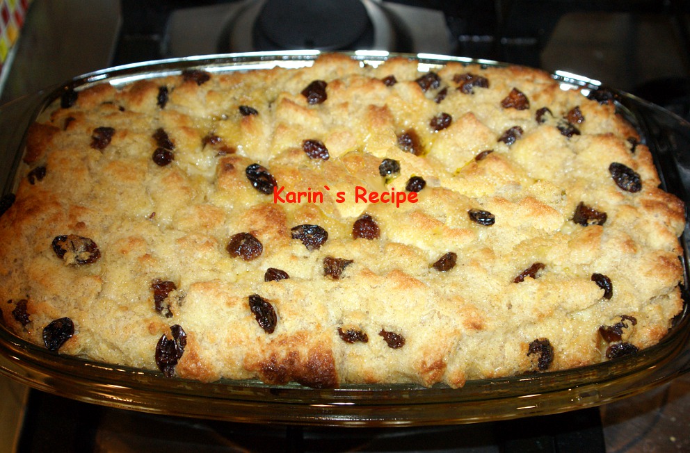 Karin's Recipe: Puding Roti (Bread Pudding)
