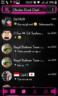 Droid Chat! v4.7.04 Tron Evolution Series Based BBM Official v2.9.0.45