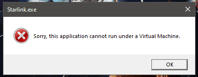 แก้ Sorry, this application cannot run under a Virtual Machine