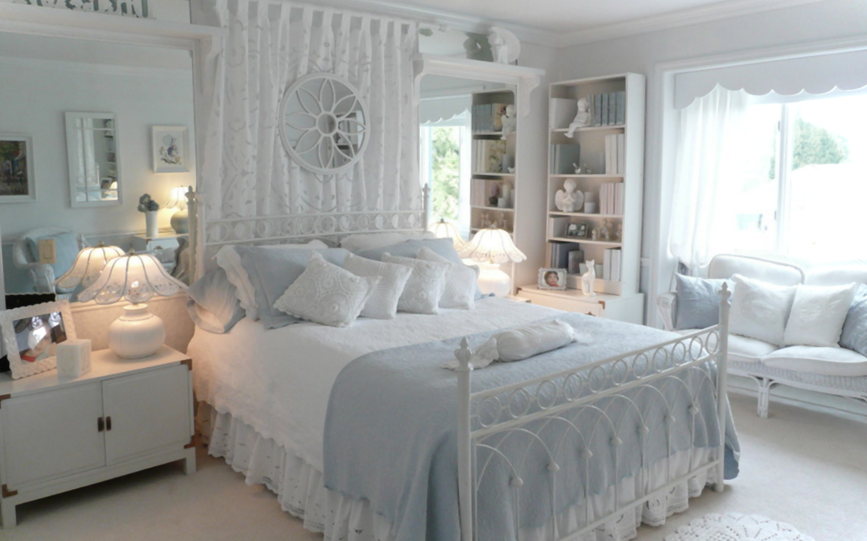 White Luxury Bedroom Designs and Ideas ~ Calgary, Edmonton 