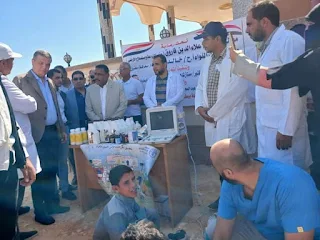 وزير الزراعة ومحافظ مطروح يتفقدان جهود التنمية الزراعية في منطقة وادى الحريقة بالمحافظة