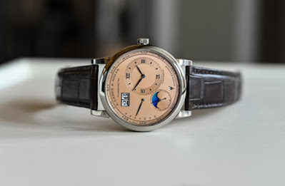 Guide of A. Lange & Söhne Lange 1 Perpetual Salmon 18K Pink Gold Dial 41.9mm 345.056 Replica 1