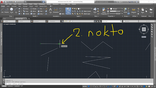 autocad uzunluk lisp