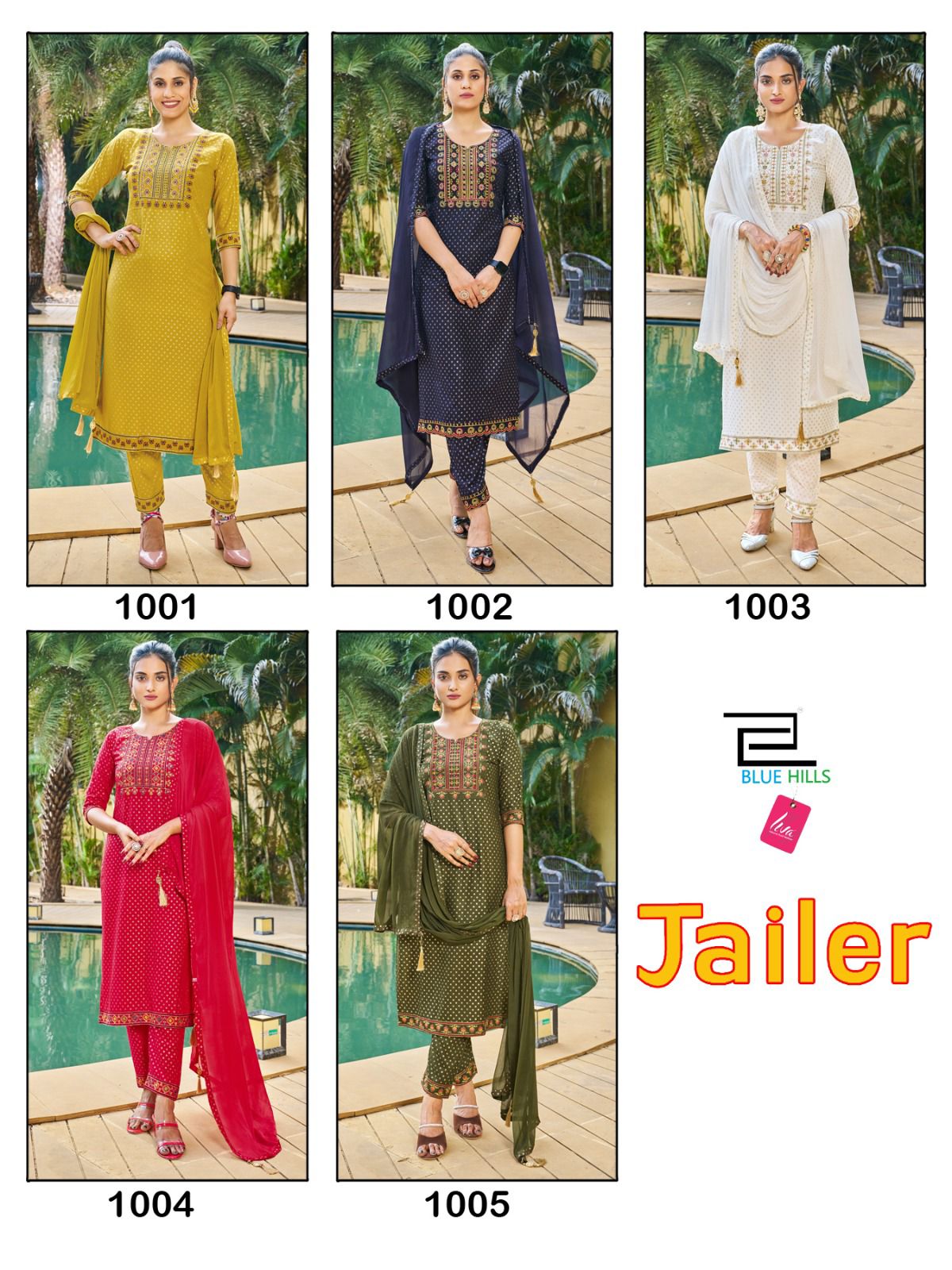 Jailer Blue Hills Readymade Pant Style Suits