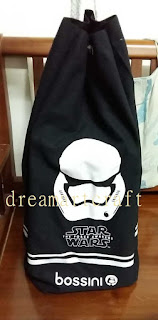  BOSSINI x STAR WARS boys Rope canvas backpack NEW