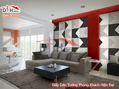 Cách chọn giấy dán tường hợp phong thủy cho phòng khách