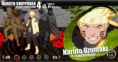 Naruto Shippuden Ultimate Ninja Storm 4 PPSSPP Full Characters Mod Apk Free 