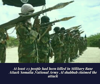 Saturday Islamist attacks on military bases in al shabaab somalia.