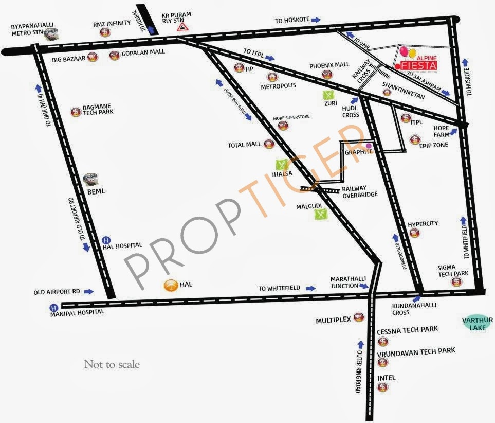 Alpine Fiesta Location Plan