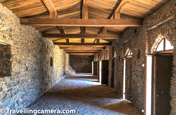 Above photograph shows horse stable near Kumbha Palace, which seemed to be renovated now. This whole space around Kumbha Palace seem to be pretty active given it's surrounded by a stable, jail and temple.   Kumbha Palace is one of the main places to explore inside Kubhalgarh Fort and certainly special. Please do share your suggestions/inputs through comments section below.