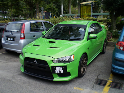 Lancer convert Evo X body kit