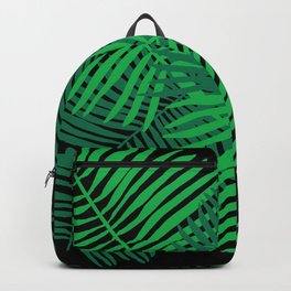 Modern Tropical Palm Leaves Backpack