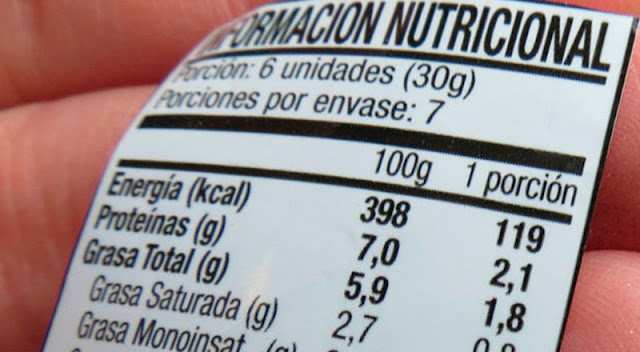 Información Nutricional-TuParadaDigital