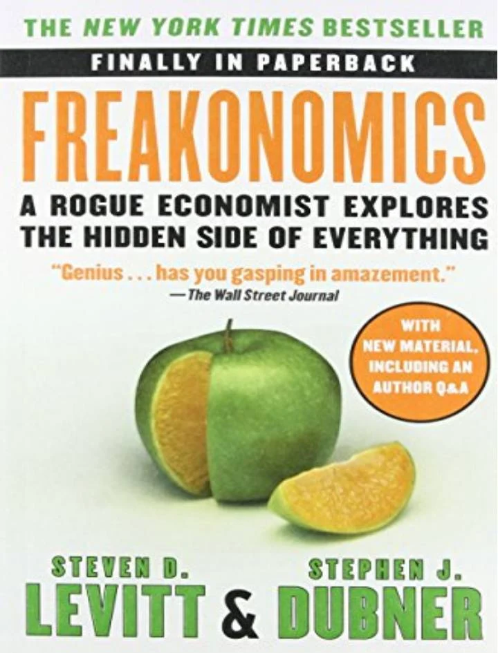 Cover Page Of Business Book Named Freakonomics