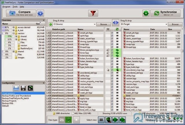 FreeFileSync : un logiciel Open Source pour synchroniser et comparer facilement des fichiers et des dossiers