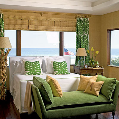 Coastal Bedrooms on Unknown Designer Via Coastal Living Magazine Upholstered Divan