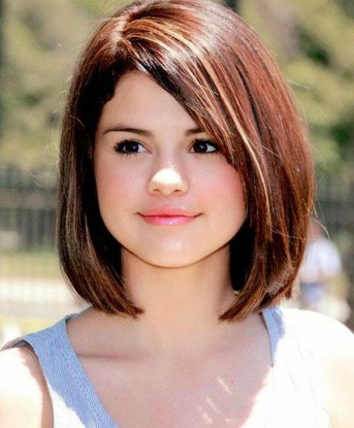 Short Hairstyles for Chubby Faces 2014