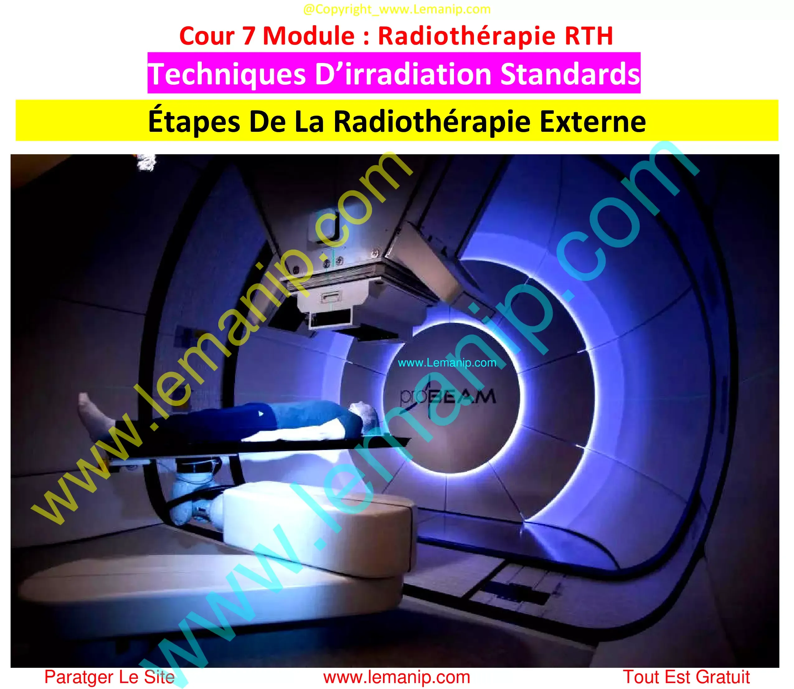 Étapes De La Radiothérapie Externe