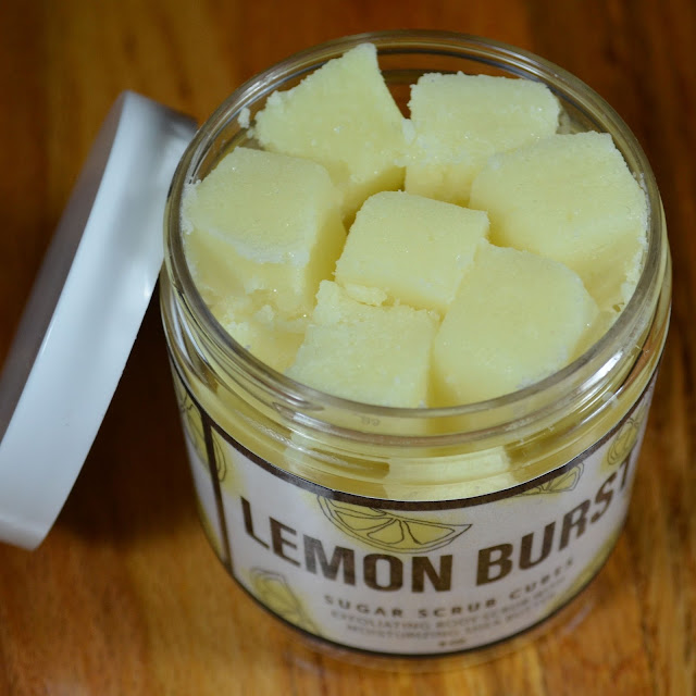 Leeloo Soap Sugar Scrub Cubes Lemon Burst