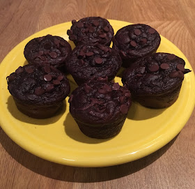 Delicious and low calorie chocolate muffins