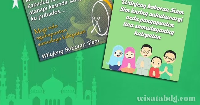 Kumpulan Ucapan Selamat Idul Fitri dalam Bahasa Sunda 