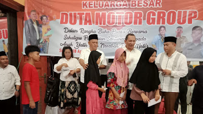 PT Duta Motor Grup Gelar Bukber, Santuni Anak Yatim Dan Orang Tua Jompo 