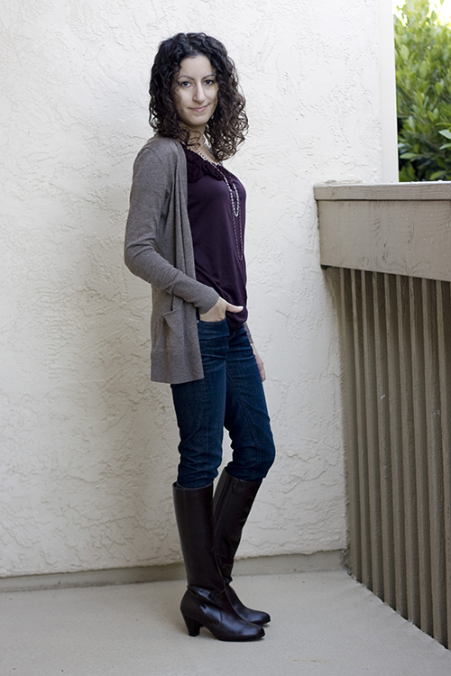 Merino Chiffon Placket Cardigan. Cardigan - LOFT, size petite