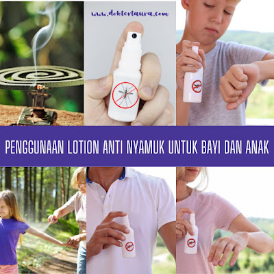 Lotion anti nyamuk: amakah untuk bayi dan anak?