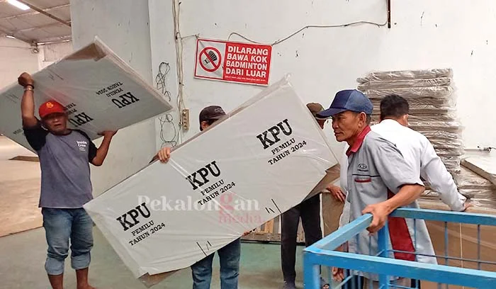 logistik pemilu 2024 kpu kabupaten pekalongan