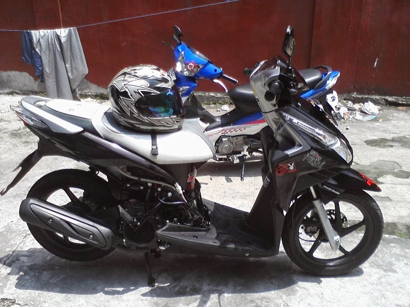 modifikasi vario 125 warna hitam