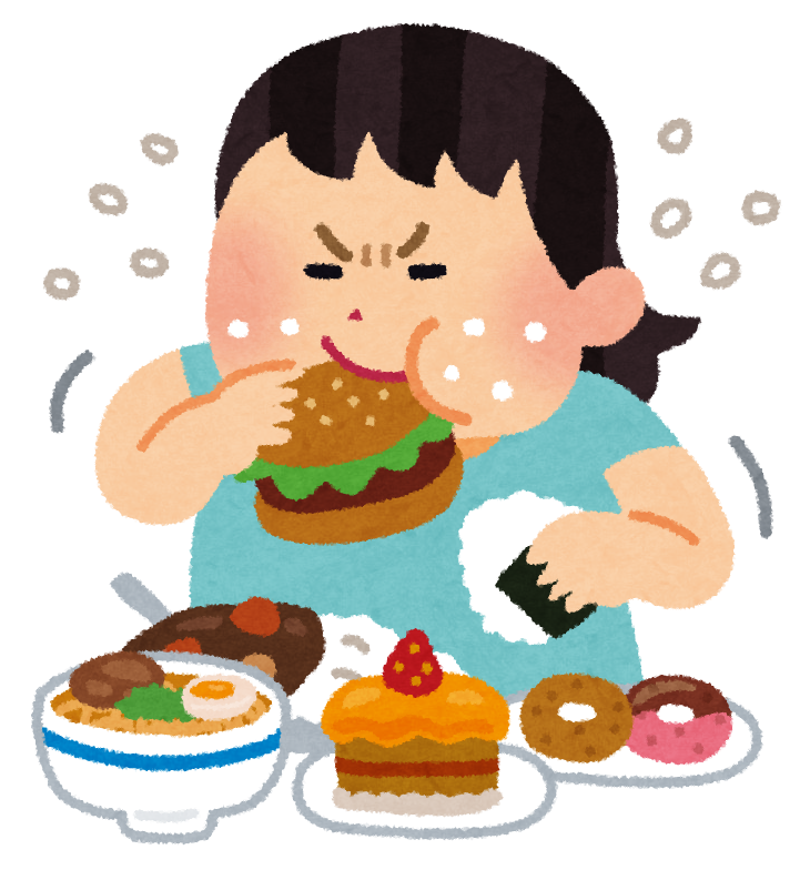 やけ食いのイラスト かわいいフリー素材集 いらすとや