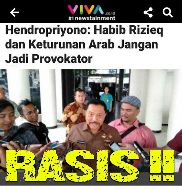 keturunan arab provokator