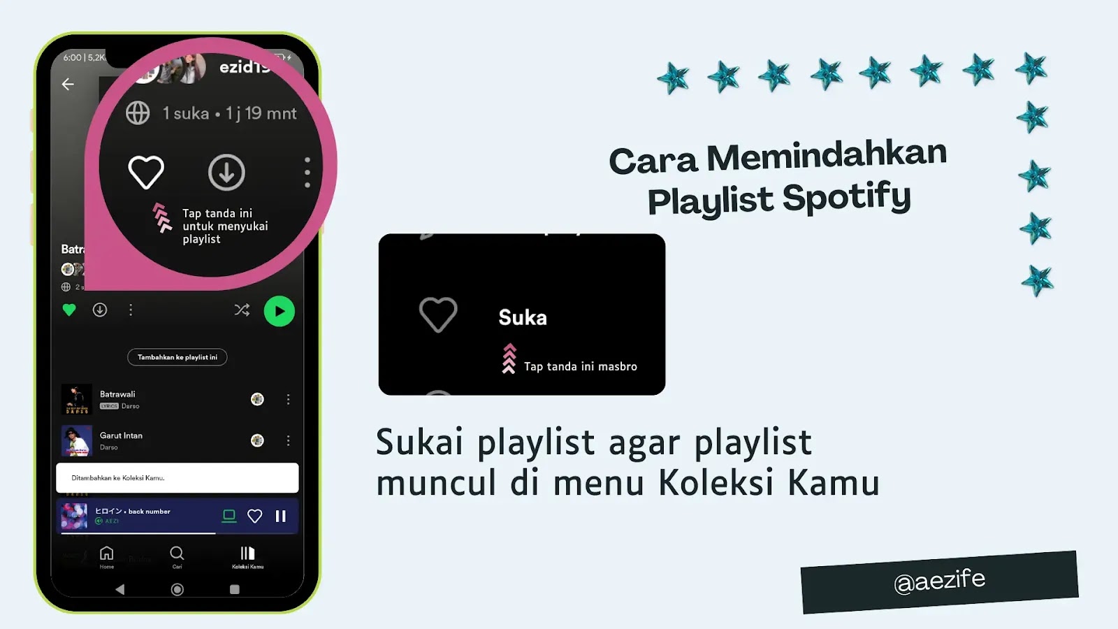 Cara Memindahkan Playlist Spotify ke Akun Lain by @aezife