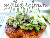 WHOLE30 GRILLED SALMON WITH AVOCADO SALSA RECIPE