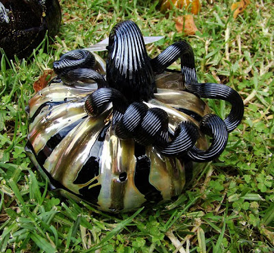 Beautiful pumpkin made of glass Seen On lolpicturegallery.blogspot.com