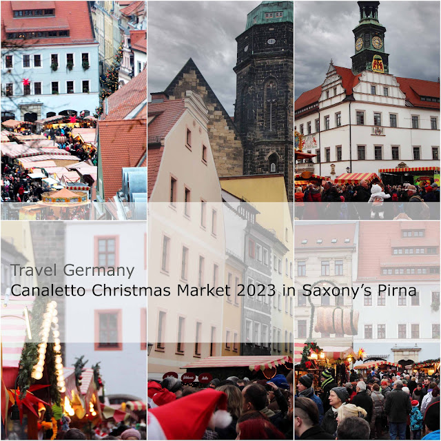 Travel Germany. Canaletto Christmas Market 2023 in Saxony’s Pirna