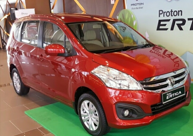 Spesifikasi dan Harga Proton Ertiga MPV 2016