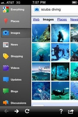 Google App for iPhone, iPod Touch and iPad