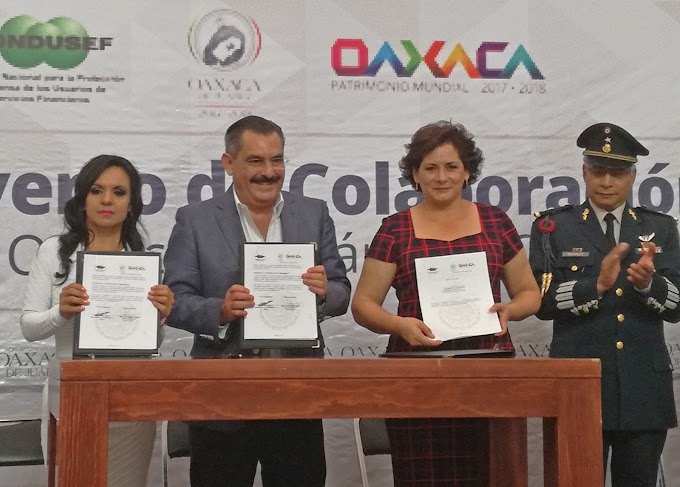 Atestigua CANACINTRA firma de convenio entre el Ayuntamiento capitalino y Condusef