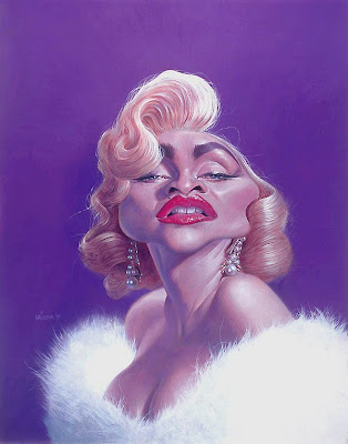 Celebrity Caricatures by Sebastian Kruger