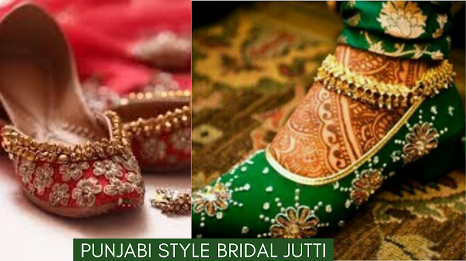 Punjabi Style Beautiful  Wedding Jutti  For Bridals  123